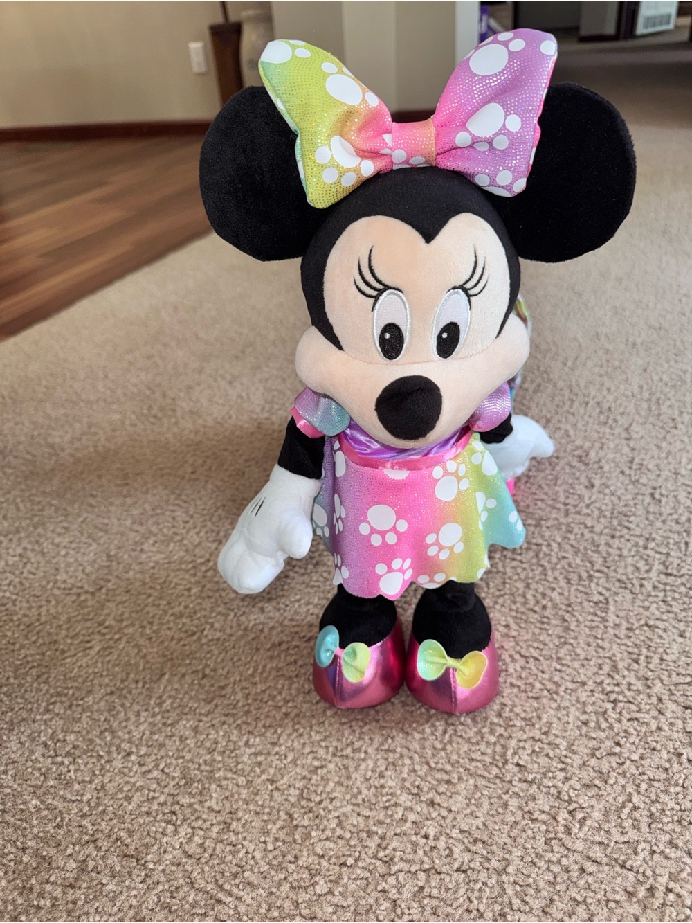 Disney Junior Minnie Mouse Waggin' Wagon Talks & Sings Puppy Stroller No Puppy